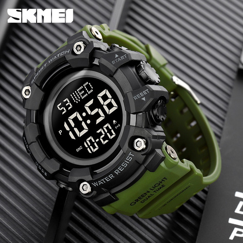 Skmei fashionable commuter men's sports electronic watch best-selling multi-functional waterproof boyfriend style watch