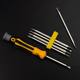 Special-shaped 12-in-one triangle U-shaped cross plum blossom T-shaped multi-function screwdriver bull insert row home appliance screwdriver suit