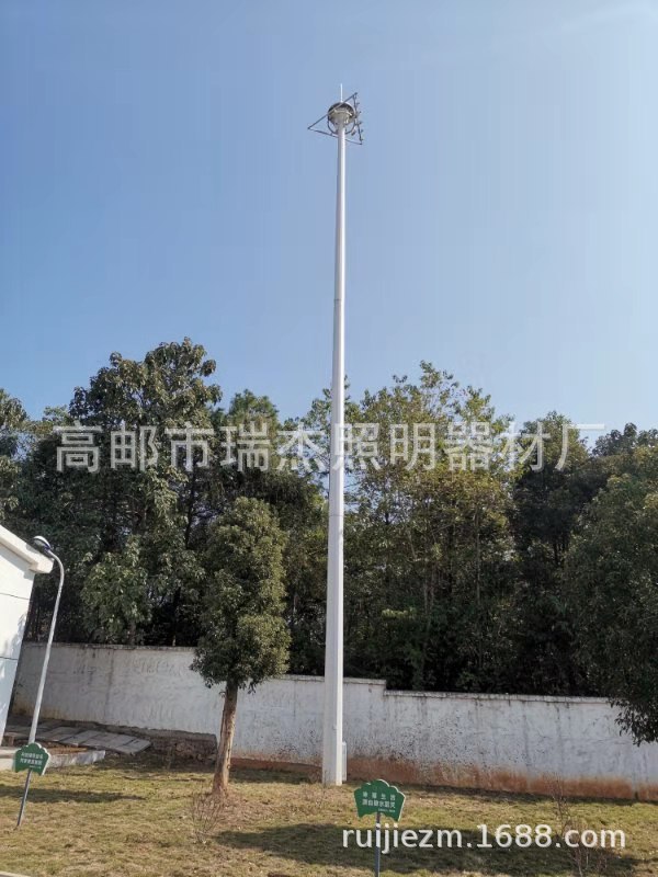 多边形八角灯杆15米18米20米22米25米30米升降爬梯固定式监控立杆