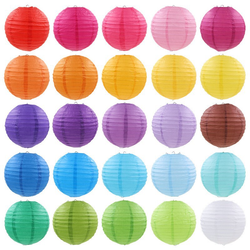Round Solid Color Paper Lanterns Kindergarten Handmade DIY Lampshade Decoration Wedding Party Hanging Ornaments New Year Spring Festival Lanterns Round Solid Color Paper Lanterns Kindergarten Handmade DIY Lampshade Decoration Wedding Party Hanging Ornaments New Year Spring Festival Lanterns