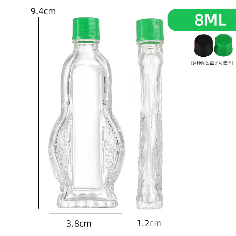 2 번 8ml 조각 된 조롱박 병;.