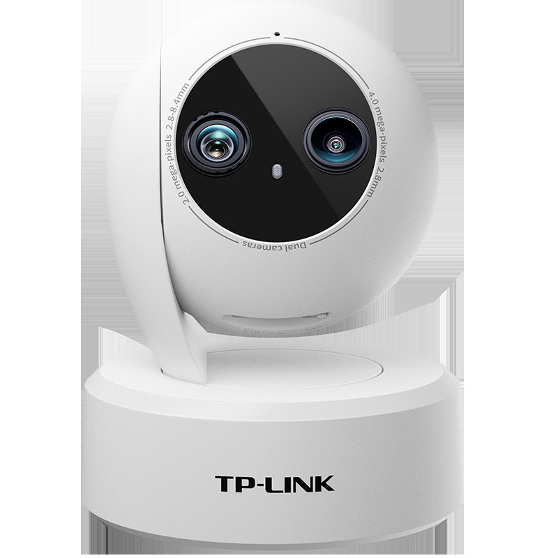 普联 TP-LINK 双摄云台变焦室内网络摄像头家庭全景远程可连