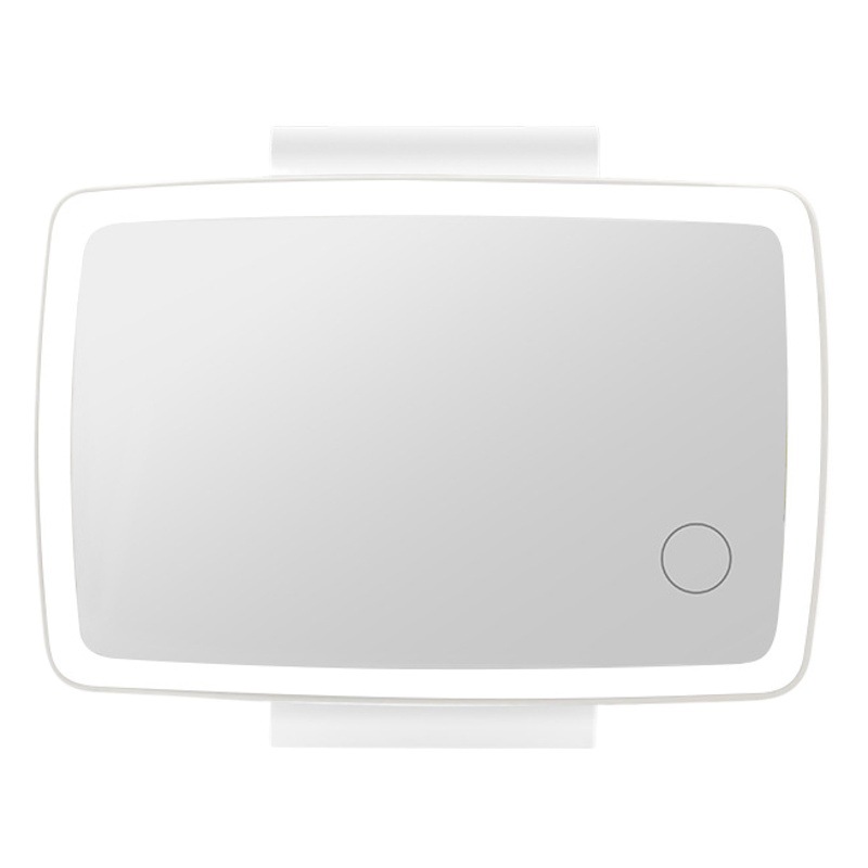 Espejo de Maquillaje LED para Visera de Coche, Accesorios Ajustables para el Interior del Coche, Espejo de Alta Definición con Luz, Espejo de Vanidad para Coche