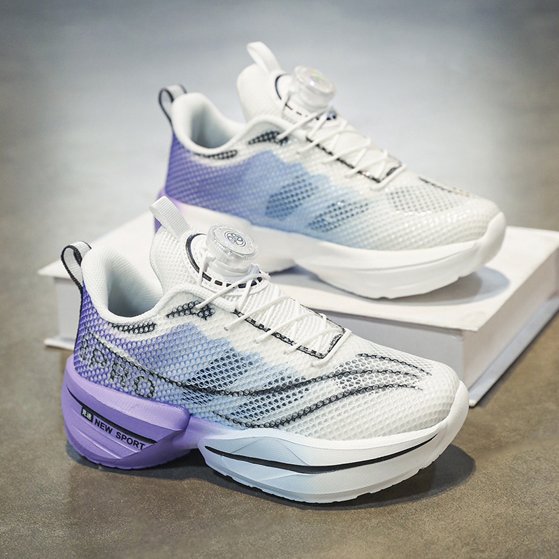 New Couple's Striped Rotating Buckle Lightweight Mesh Breathable Comfortable Soft Sole Wear-Resistant Training Men's Sports Shoes New Couple's Striped Rotating Buckle Lightweight Mesh Breathable Comfortable Soft Sole Wear-Resistant Training Men's Sports Shoes