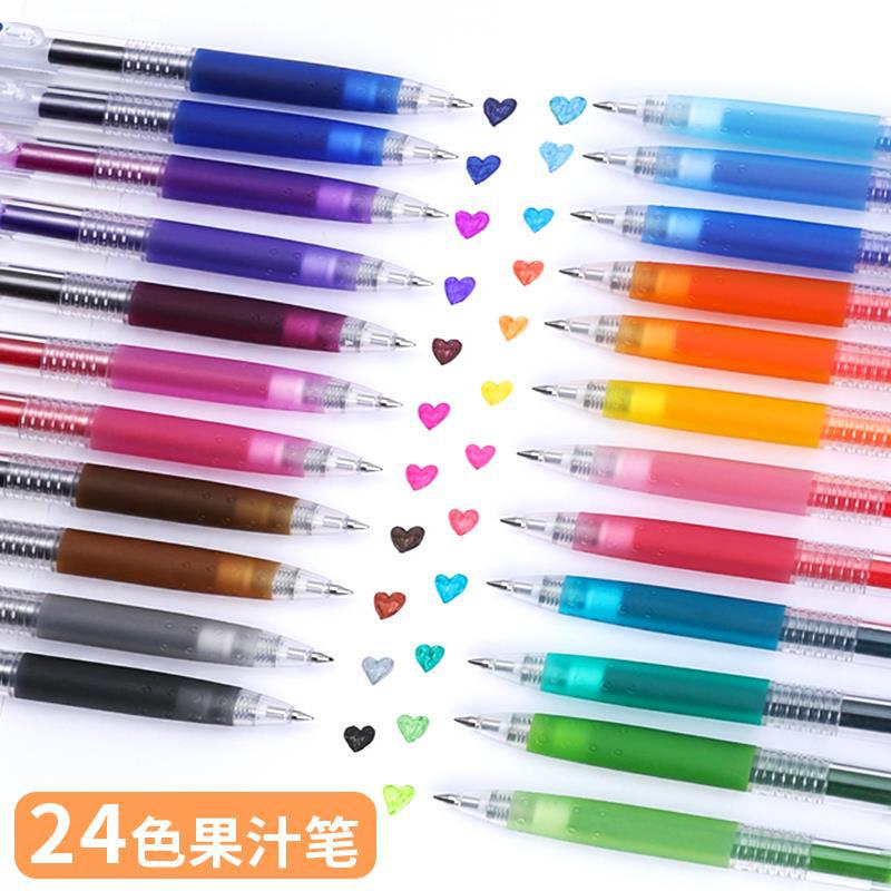 Pilot Juice Pen Lju-10Ef Colorful Gel Pen Retractable Journaling Metallic Pearlescent 36 Colors Water-Based