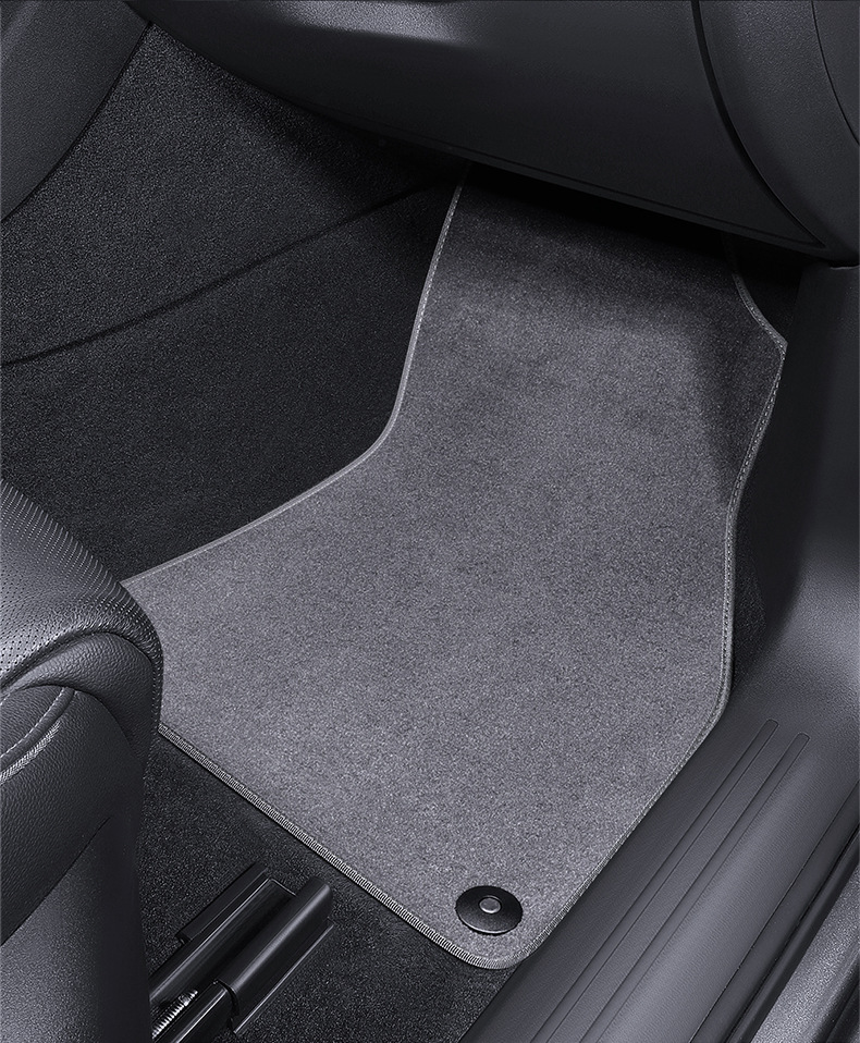 Suitable for Single Driver's Car Floor Mats, Passenger Cabin Rear Mats, Bridge Pieces, Carpets, Suede, Original Factory Special Vehicles