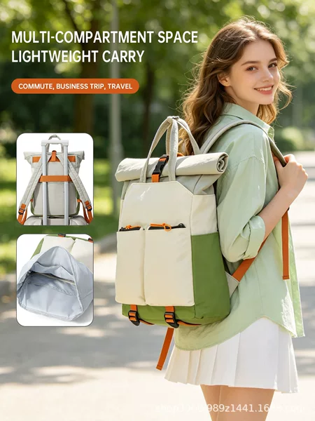 Trendy Waterproof and Durable Outdoor Backpack, Fashionable Casual Large-Capacity Hiking Backpack, Lightweight Student School Bag