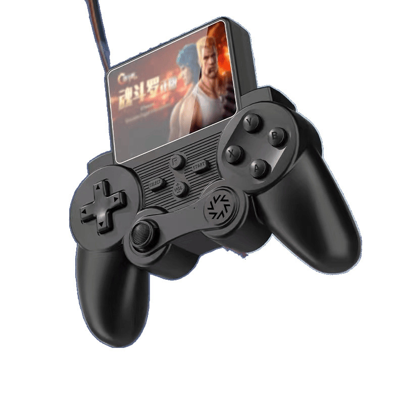 Nueva consola de juegos portátil con mango retro para niños clásico nostálgico ruso doble pantalla grande recargable