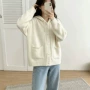 秋冬新款宽松双口袋毛衣