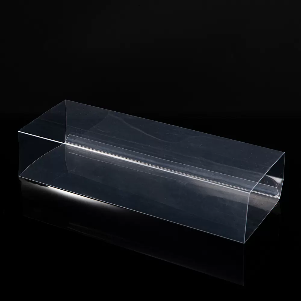 PVC塑料长方形封套包装透明盒子pet透明包装胶盒上下通展示盒