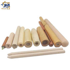 厂家批发白蜡木荷木橡胶木榉木松木圆棒可通孔上螺杆并接等