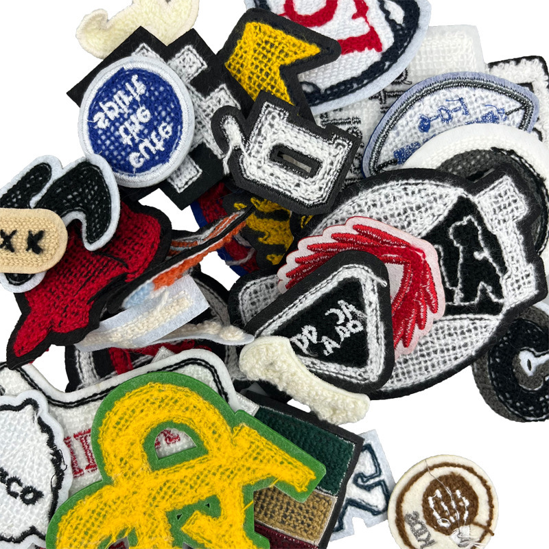 タオル刺繍衣料品小章ラベル布ステッカーメーカー在庫卸売直販コンピュータ刺繍 DIY 衣類アクセサリー|undefined