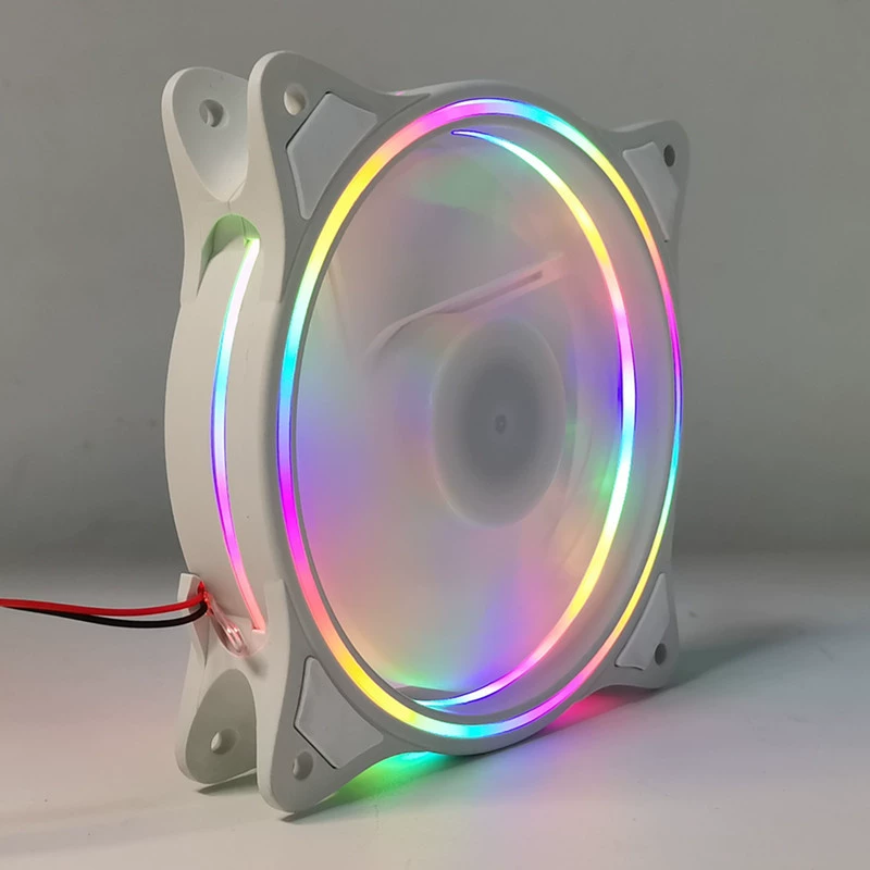 Белый воздушный вентилятор, ноутбук, радиатор, 5V, 12 см