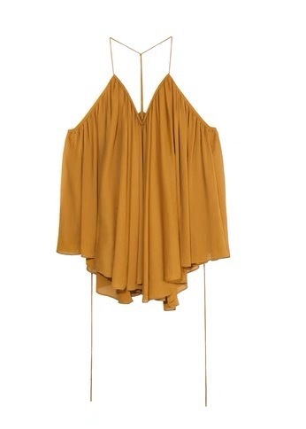 25ss レトロホワイトサスペンダーシフォンシャツ女性用、手作りスパゲッティストラップ、大きな裾、Vネック、気質、ホリデースタイルトップ|undefined