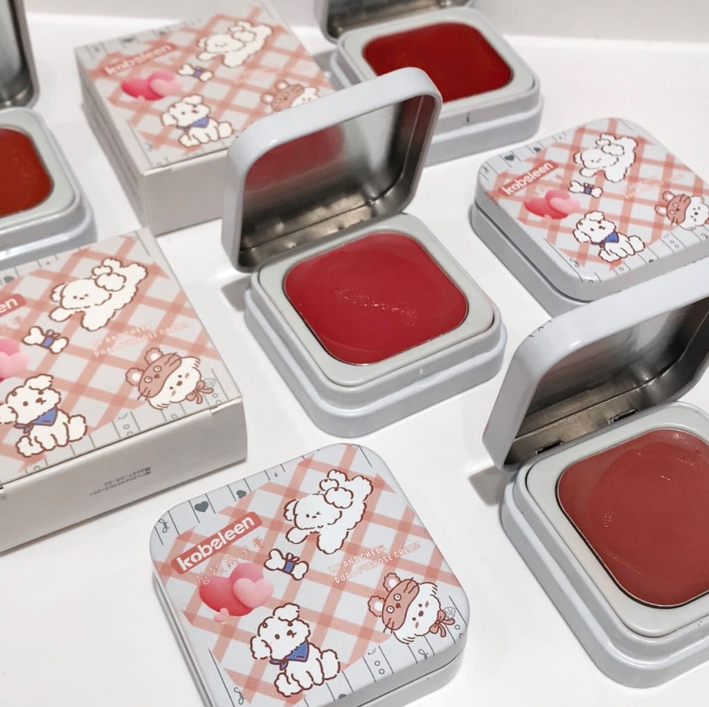 kobeleen multi-purpose lip and cheek cream, blush, eyeshadow, lip mud, soft mist, matte, light complexion, versatile, whitening and easily smudges women undefined