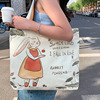 Shopping bag, backpack, cloth bag, Korean style, for students, wholesale