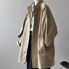 工装立领春季风衣外套韩版春秋高级宽松气质百搭英伦风休闲大衣