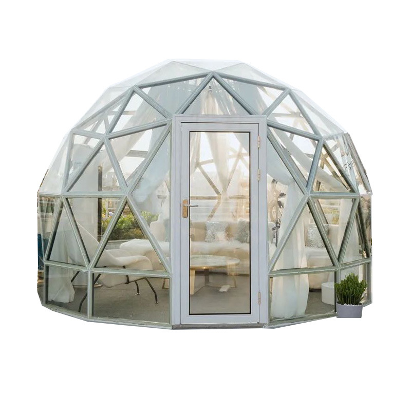 Muye acampar al aire libre de cristal estrellado cielo bola carpa Hotel Gran camping de vidrio esférico tienda de hotel Habitación de cielo estrellado