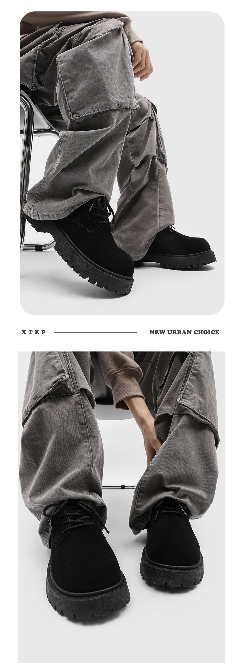 ShoeVault Large Size Derby Shoes For Men, Spring And Autumn New Casual Thick-Soled Height-Increasing Suede Leather Shoes, Men's_voghion.com