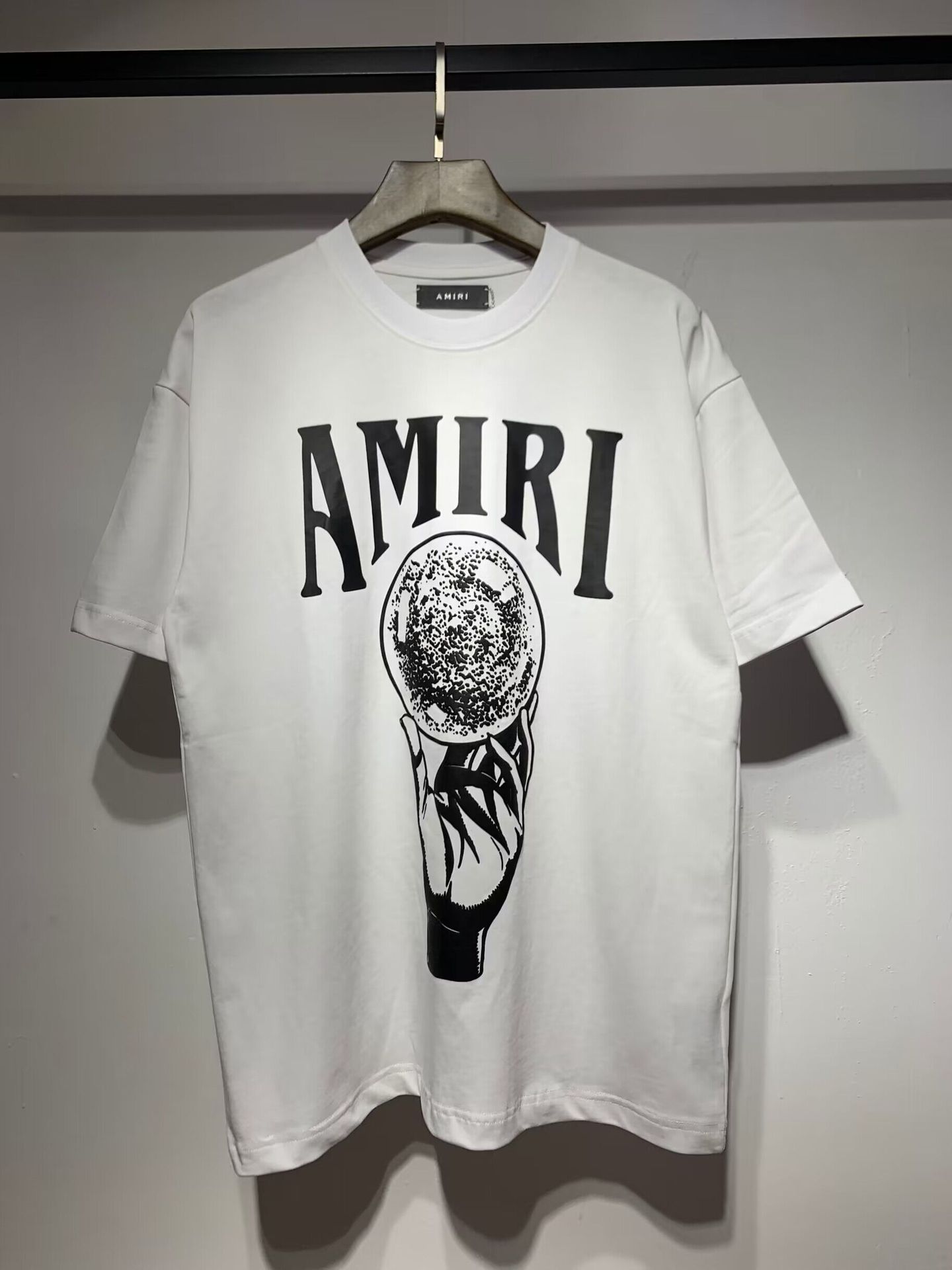 Verano nueva camiseta de manga corta impresa de letras suelta marca de moda hombre camiseta casual de media manga mujer
