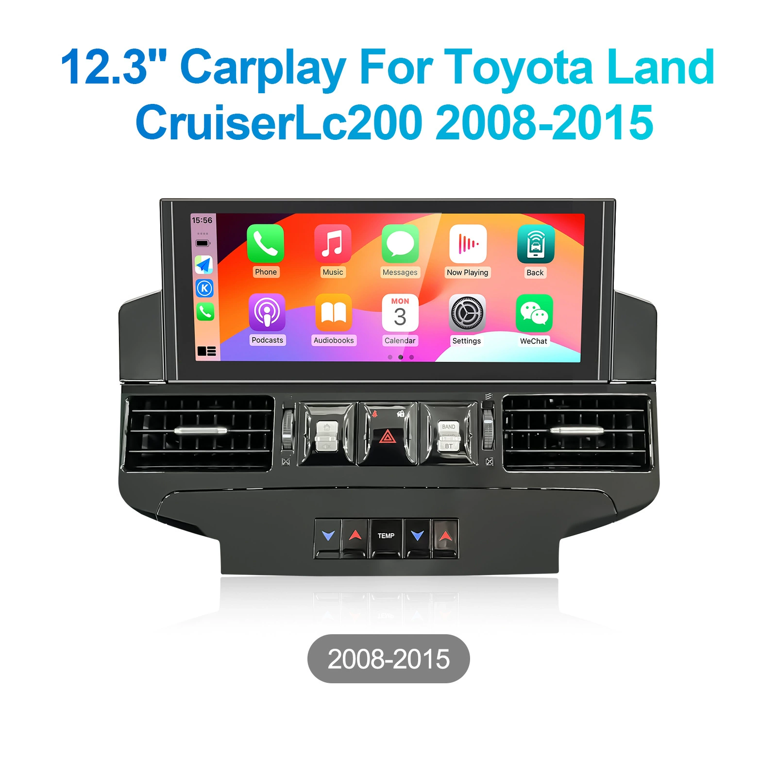 Подходит для 08-15 Toyota Cruiser LC200 автомобиль навигатор центральный блок крупный экран радиоприбор все-в-одном