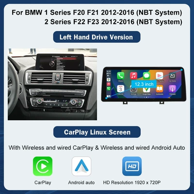Car display Display Screen for - 123inch-left-rudder-12-series-nbt-system