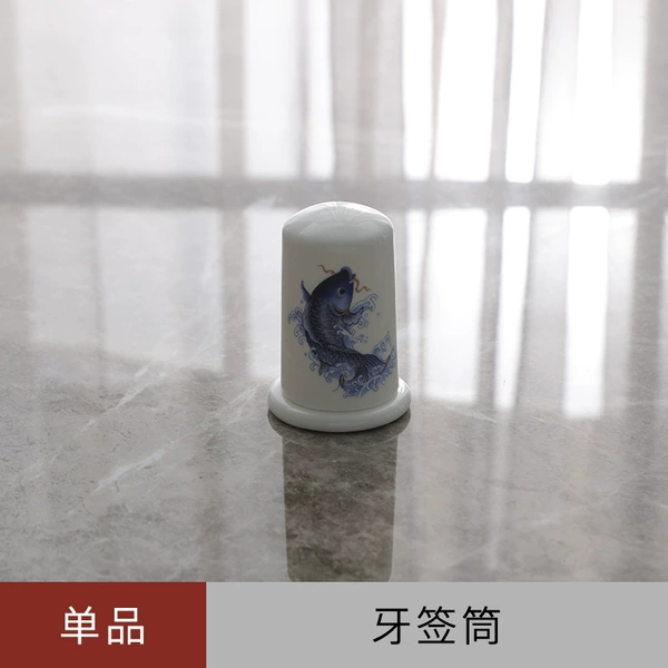 Blue carp bone por