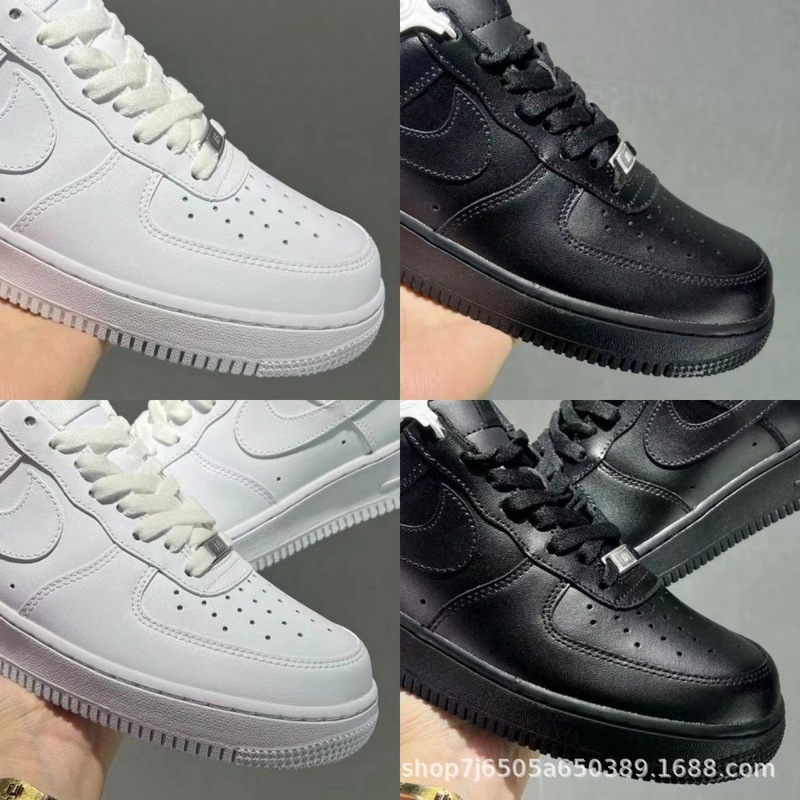 莆田靴空軍1号af 1高バージョン男女板靴低助小麦純白純黒force 1白靴|undefined
