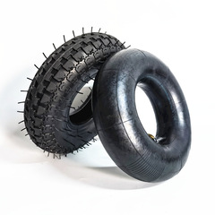 3.50-5 inner and outer tire electric vehicle warehouse handcart tiger cart inflatable tire 3.50-5 inner tube outer tire accessories