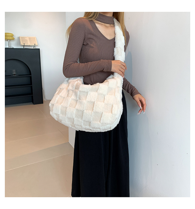 Women's Shoulder Bag Casual Fashion Solid Colour Handbag_voghion.com