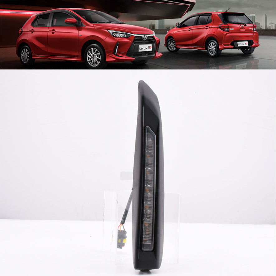Aplicable a TOYOTA 2024 nuevo AGYA conjunto de lámpara de niebla delantera halógeno luz diurna luz de barra delantera
