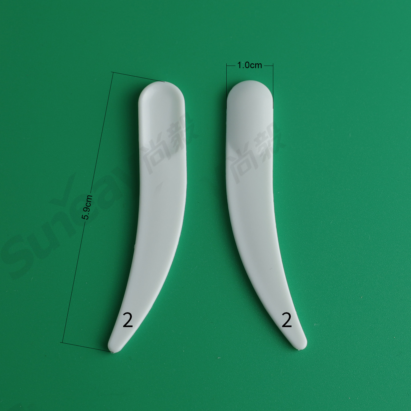 En stock maquillaje herramientas de plástico cara crema cuchara máscara cuchara recoger palillo cuchara raspado ojo crema embalaje palo moldeo por inyección cuchara image 8