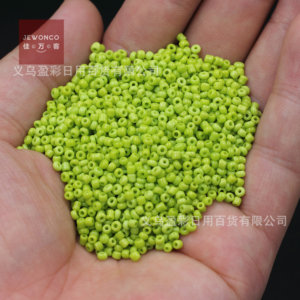 2mm light green imitation porcelain sexy beads