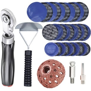 Cross-Border Tire Repair Film Set Tire Repair Tool Compaction Wheel Scraper Tire Repair Film Set Tire Repair Kit