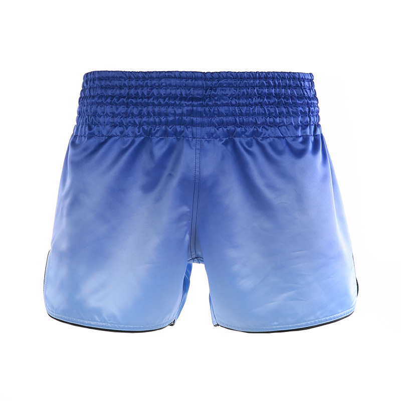 Customized Boxing Shorts Boxing Sanda Men's and Women's Competition Training Muay Thai Sanda Fighting Gradient Color Training Boxing Uniforms