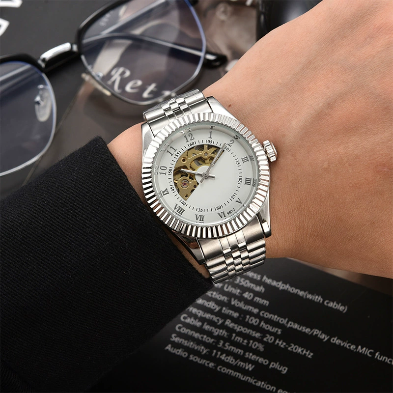 Механические качественные часы, стальной ремешок, AliExpress, желание, оптовая продажа
