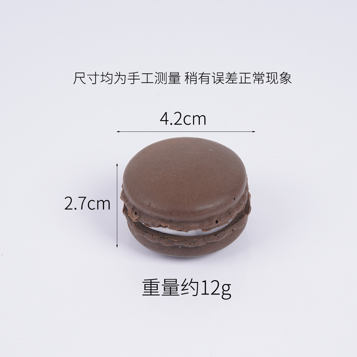 4cm simulación macarron pastel de galletas sándwich tienda de postres accesorios decorativos Pu suave simulación pan amasado música