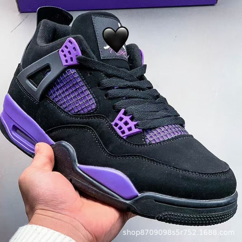 莆田純正 AJ4 ミッドトップレトロカジュアルスポーツ文化バスケットボールシューズメッシュ通気性エアクッションクッション性スポーツシューズ|undefined