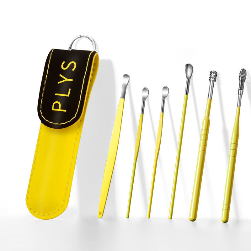 Regalo de orejas para niños, cuchara de orejas para adultos, conjunto espiral limpio, cuchara de orejas para niños