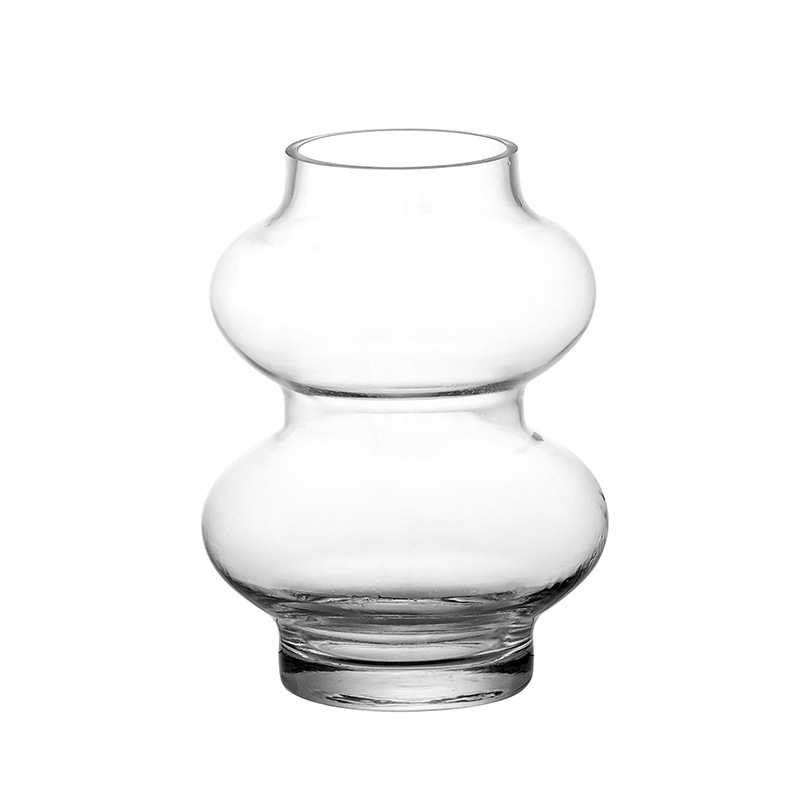 Nordic simple Gran Luz de alta apariencia florero de vidrio de lujo sala de estar arreglo de flores hidropónico casa decoración del piso adornos