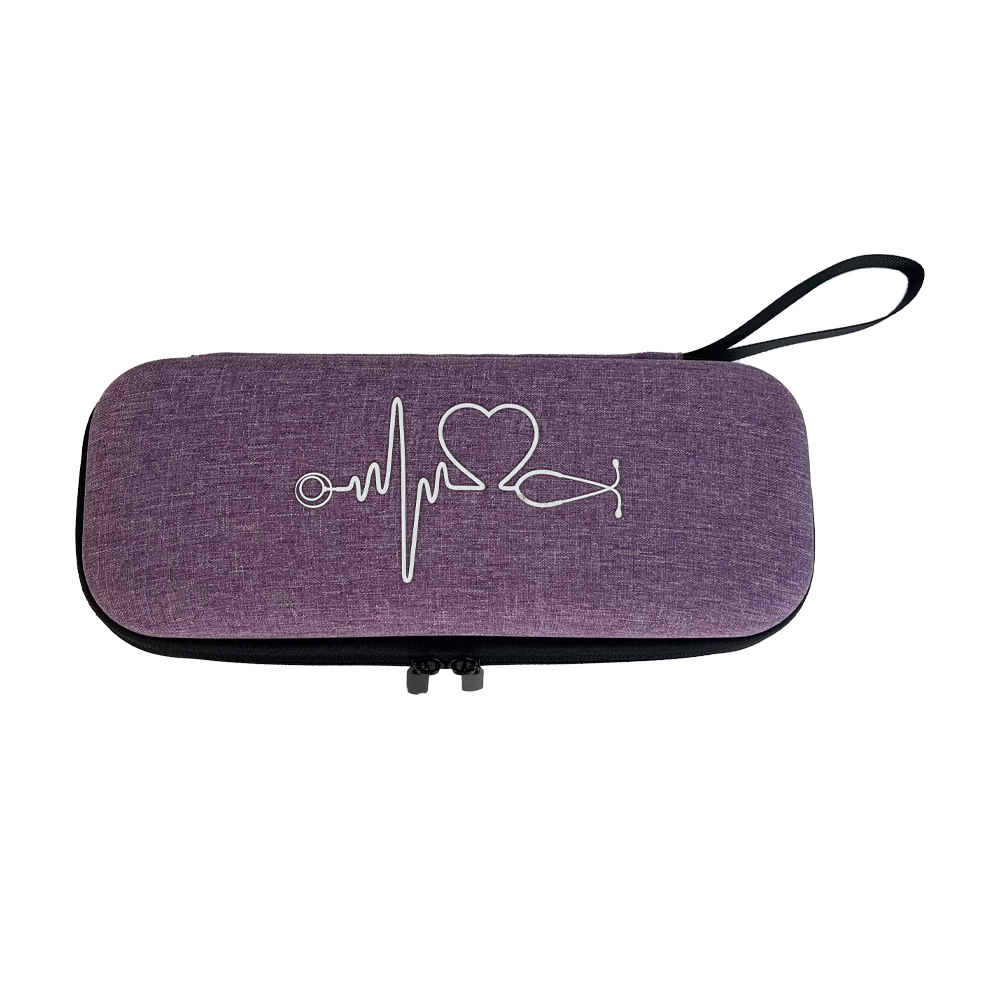 Bolsa de estetoscopio portátil estetoscopio multifunción eva bolsa de almacenamiento caja de almacenamiento de carcasa dura bolsa de almacenamiento de estetoscopio