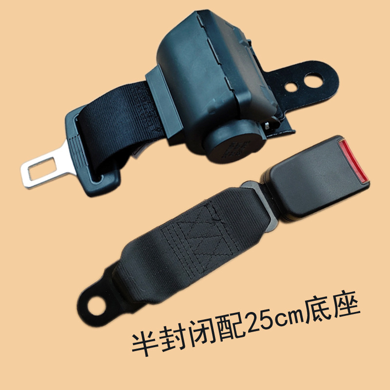 Forklift Seat Belt, Automatic Retractable Two-Point Type with Self-Locking Function, Golf Cart and Go-Kart Seat Belt
