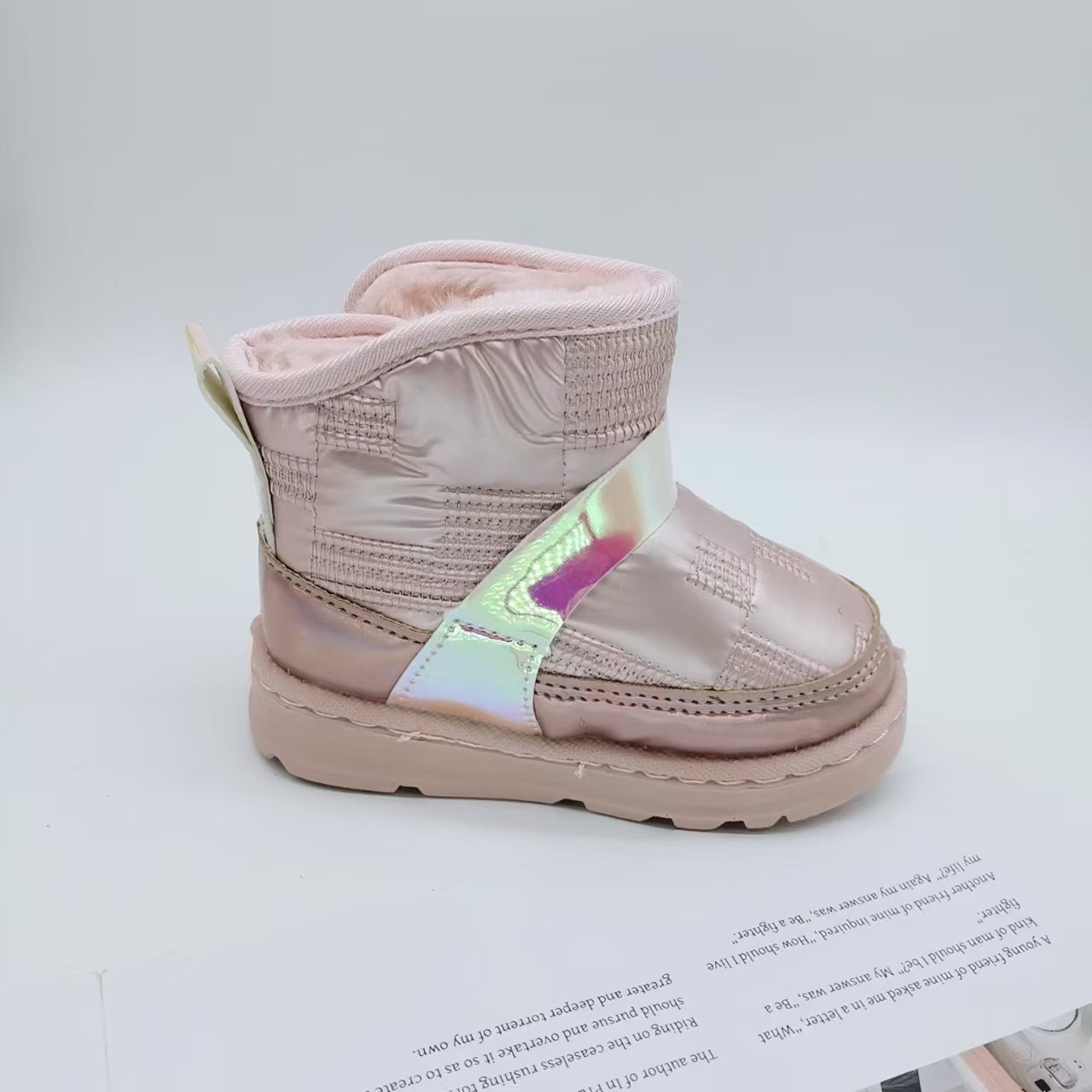 Botas de algodón de invierno de lana para niños y niñas botas de nieve zapatos de algodón para niños zapatos deportivos de algodón para niños zapatos de niñas