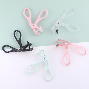 Frameless Plastic Wide-angle Eyelash Curler Portable Sunflower Partial Curler with Toothed Rubber Strip Long-lasting Setting
