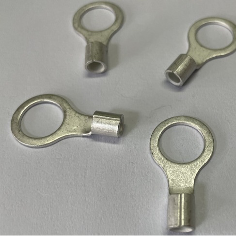 厂家生产 铜鼻子冷压RNB圆形冷压线鼻压线端子紫铜焊口接线端子