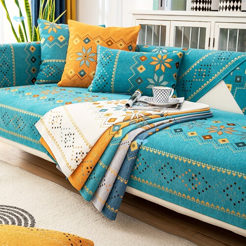 Bohemian Sofa Cover 1pc Bohemian Chenille Sofa Cover