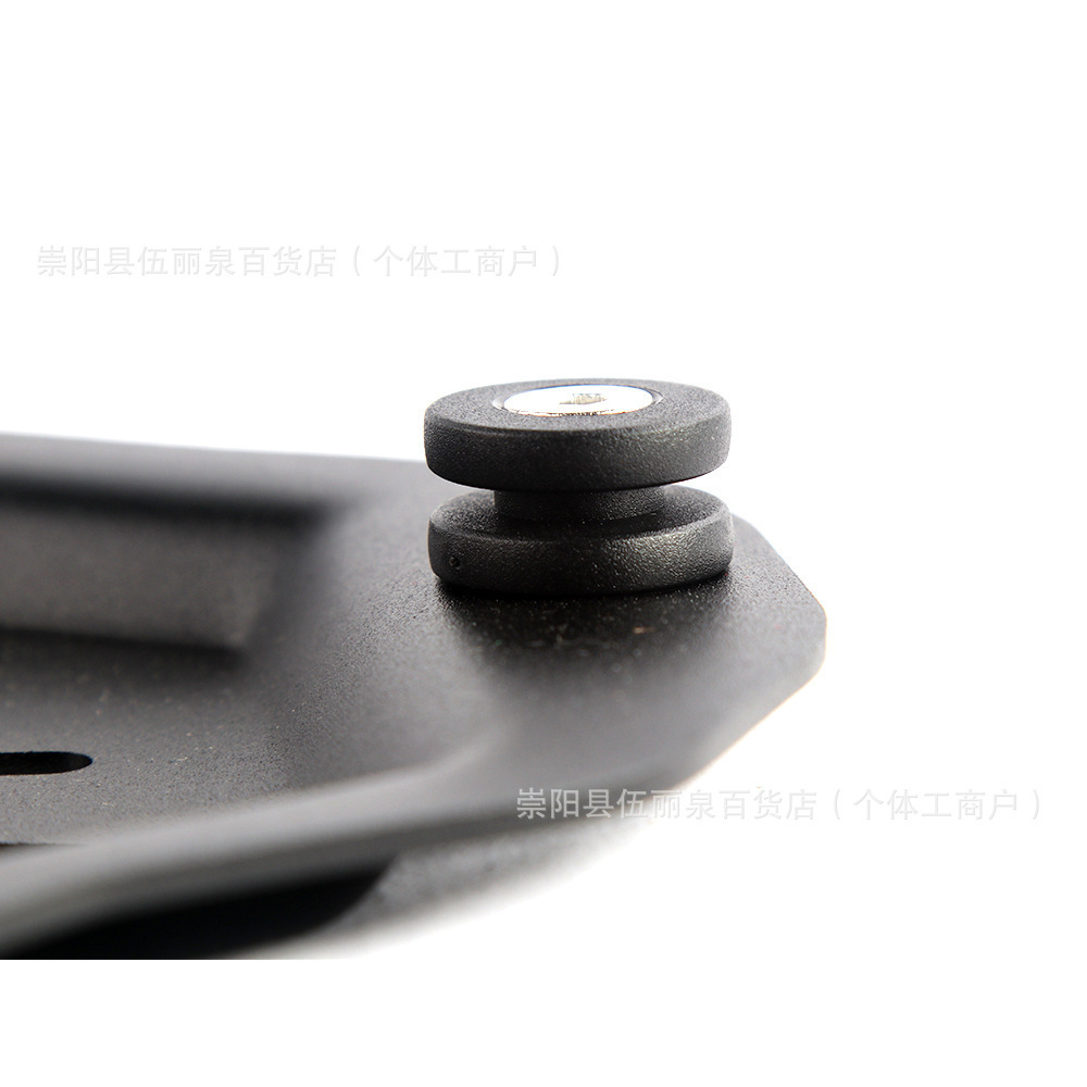 Universal Quick-Release Base Pad for Motorcycle Side Boxes, Aluminum Alloy Pad, Motorcycle Aluminum Alloy Side Box Latch, Tail Box Latch
