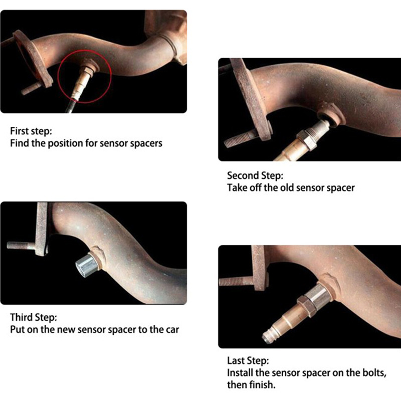 Car Modification Parts Oxygen Sensor M18×1.5 Adapter Catalytic Converter Oxygen Sensor Extension Accessories