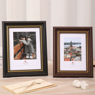 定制相框6寸相框7寸8寸10寸婚纱照片挂墙欧式创意A4画框摆台空框