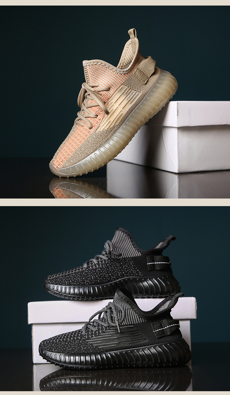 Paar Modellen Kokosnoot Schoenen Vrouwen Zomer Nieuwe Ademende Vliegende Geweven S Ins Koreaanse Versie Van Sport Straat Schieten F_voghion.com